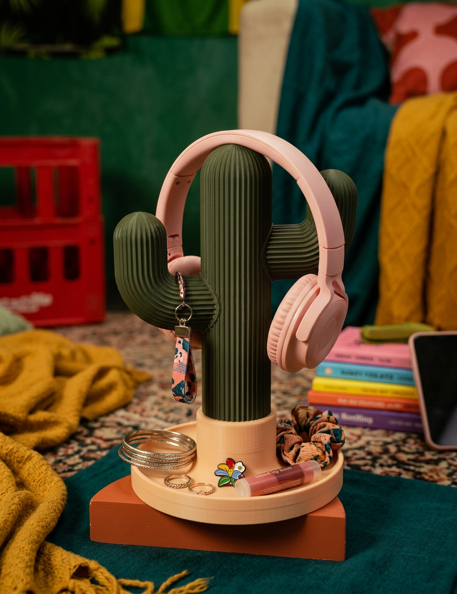 A Fun, Cactus-shaped Organizer