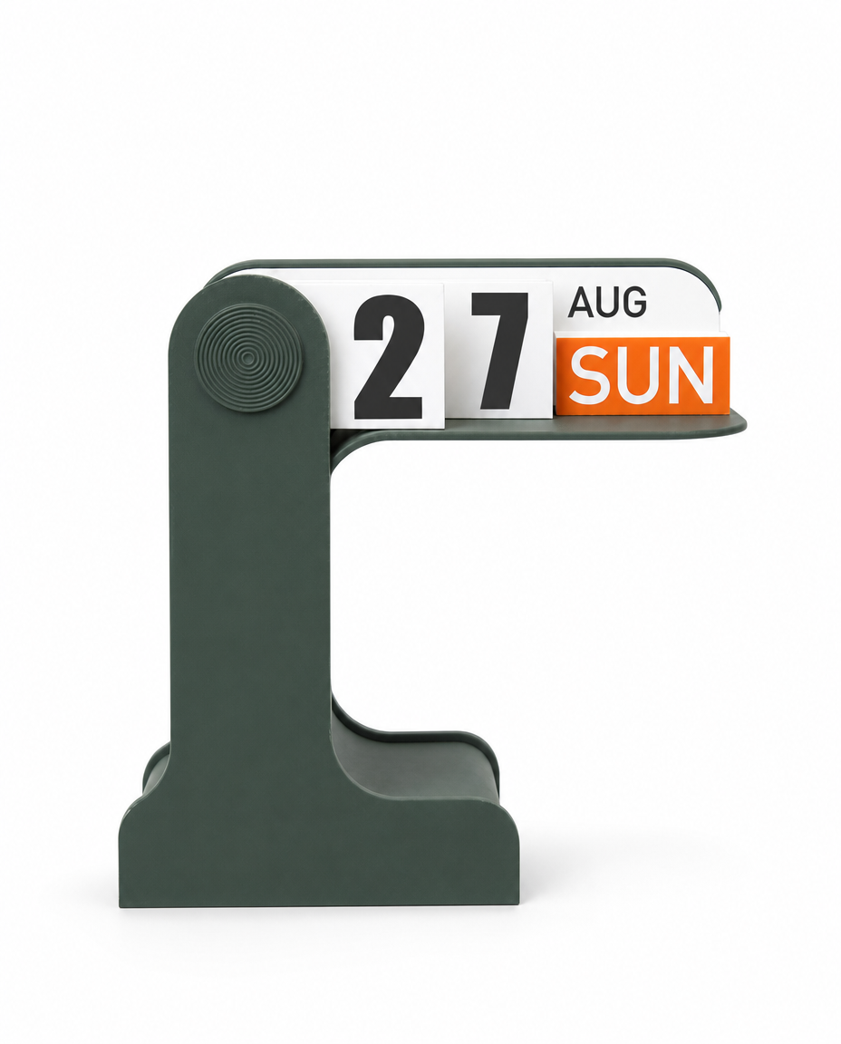 A Retro-style Flip Desk Calendar