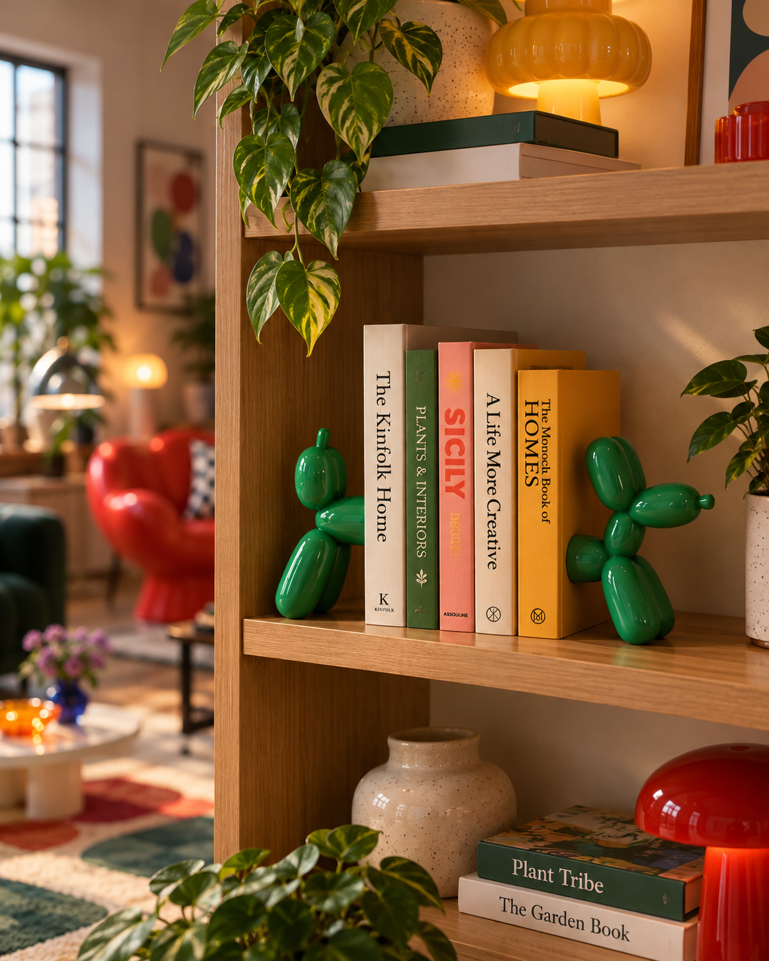 Balloon Dog Bookends