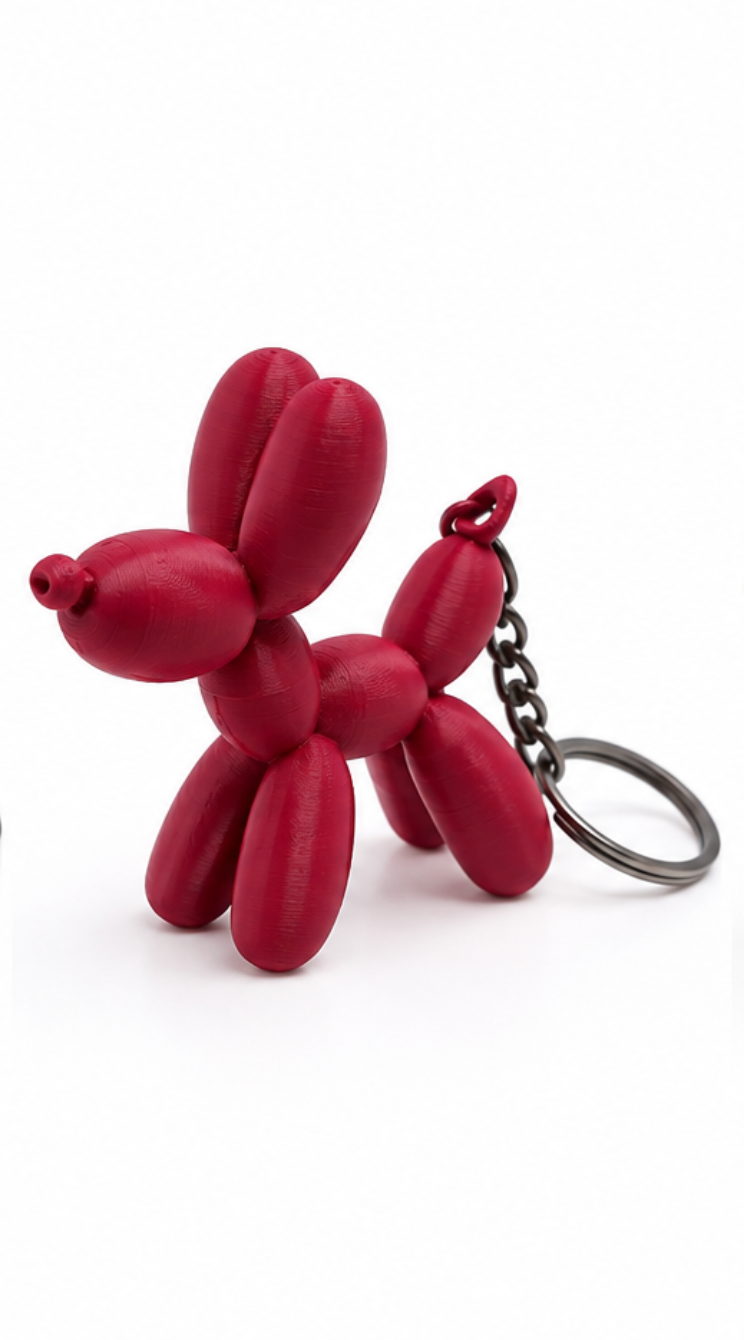 Balloon Dog Keychain