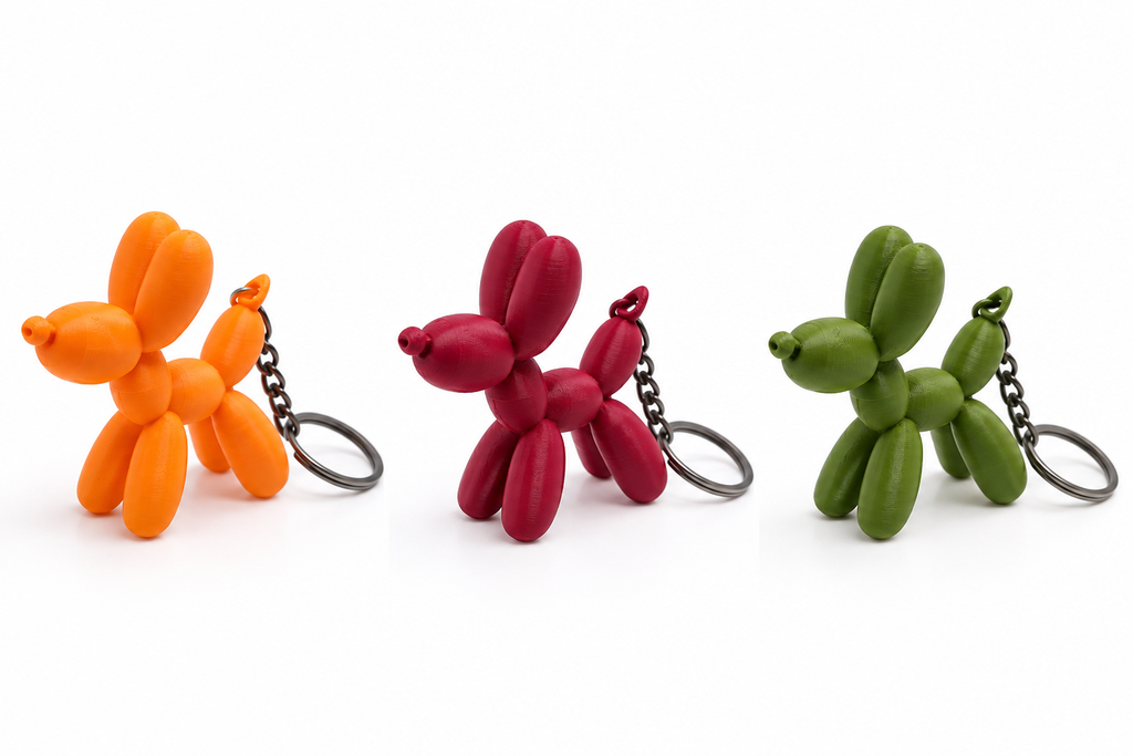 Balloon Dog Keychain
